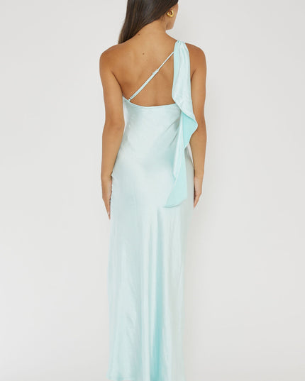 Ice One-Shoulder Sash Maxi Dress