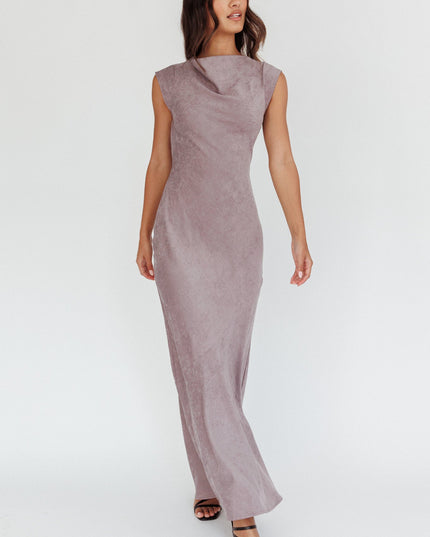 Cloud Cowl Back Maxi Dress