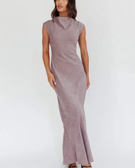 Cloud Cowl Back Maxi Dress