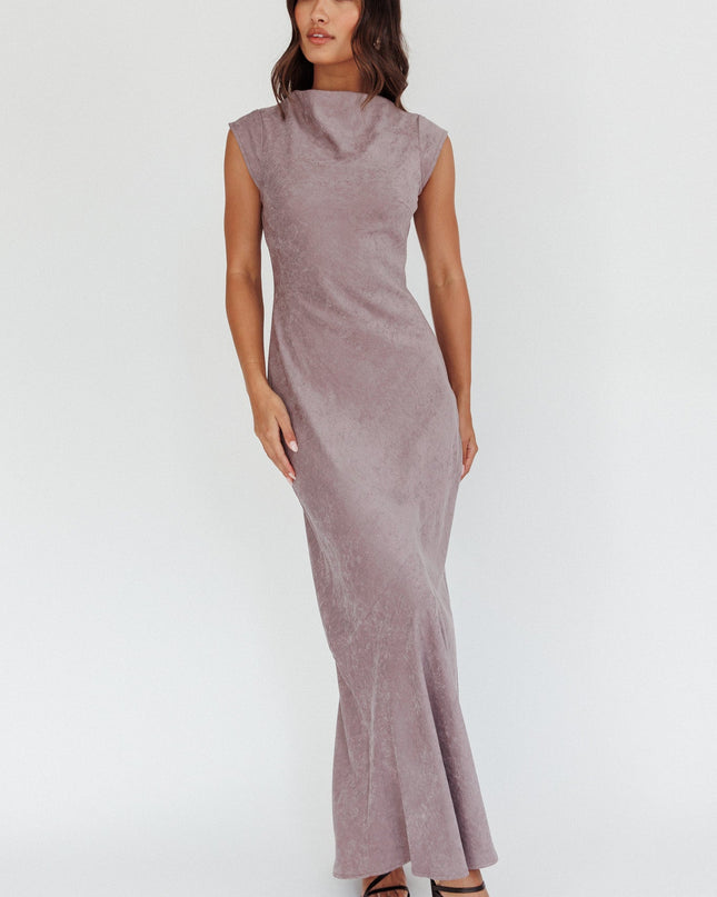 Cloud Cowl Back Maxi Dress