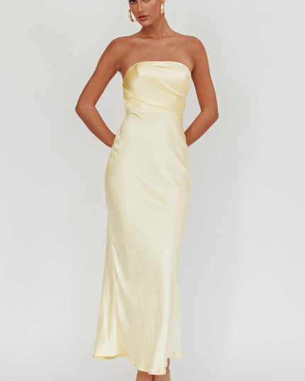 Butter Stars Strapless Maxi Dress