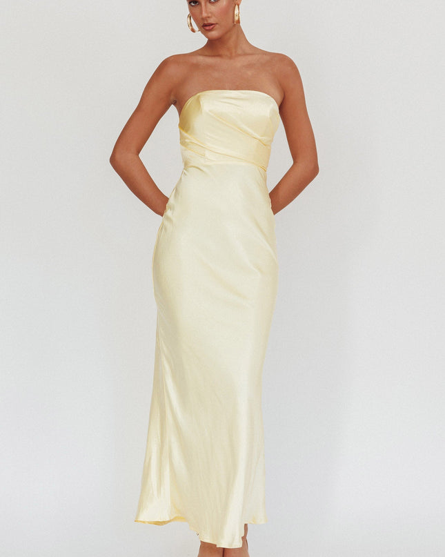 Butter Stars Strapless Maxi Dress
