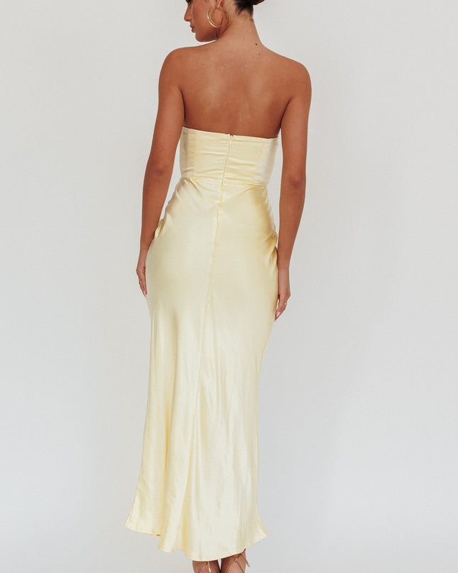 Butter Stars Strapless Maxi Dress