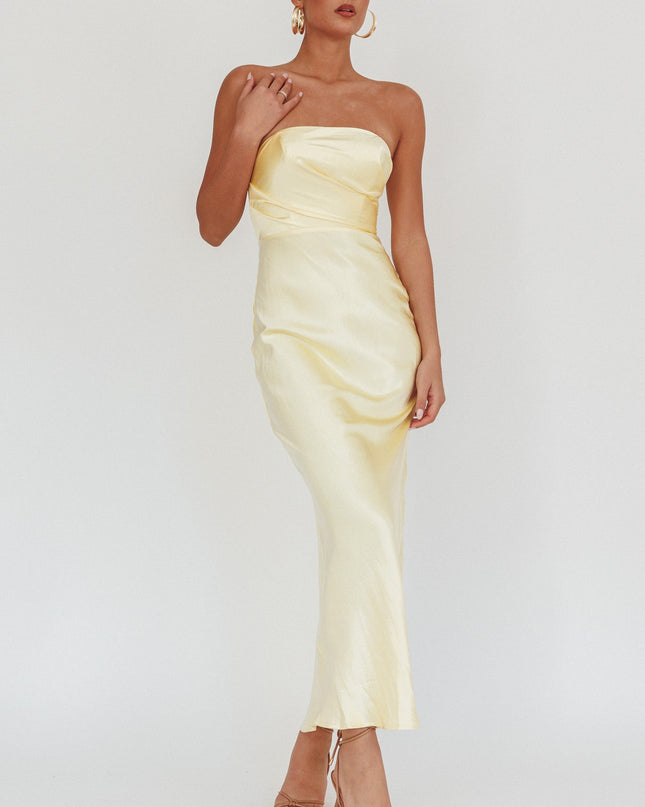 Butter Stars Strapless Maxi Dress