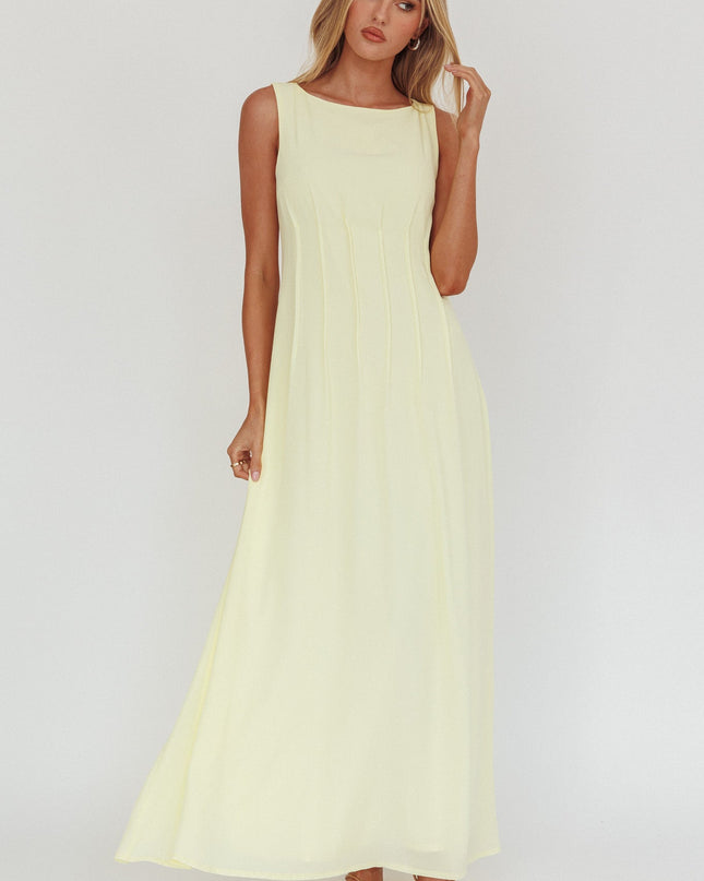 Butter Pleat Maxi Dress
