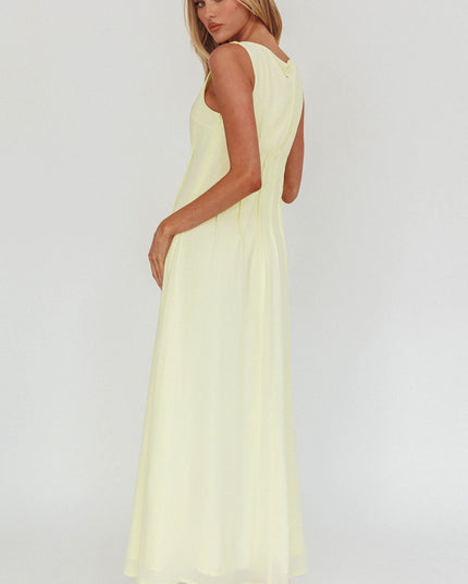 Butter Pleat Maxi Dress