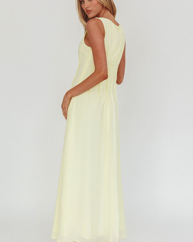 Butter Pleat Maxi Dress