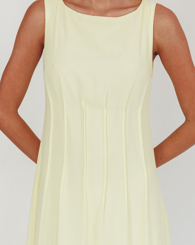 Butter Pleat Maxi Dress