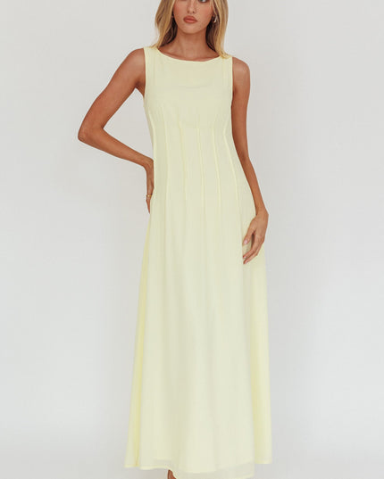 Butter Pleat Maxi Dress