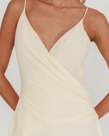 Butter Gathered Waist Maxi Dress