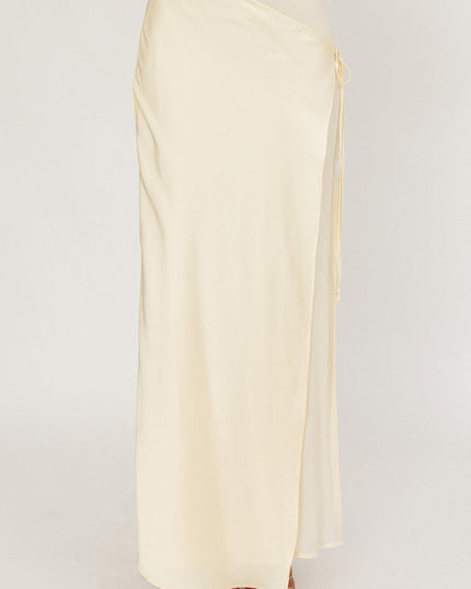 Butter Wrap Front Maxi Skirt
