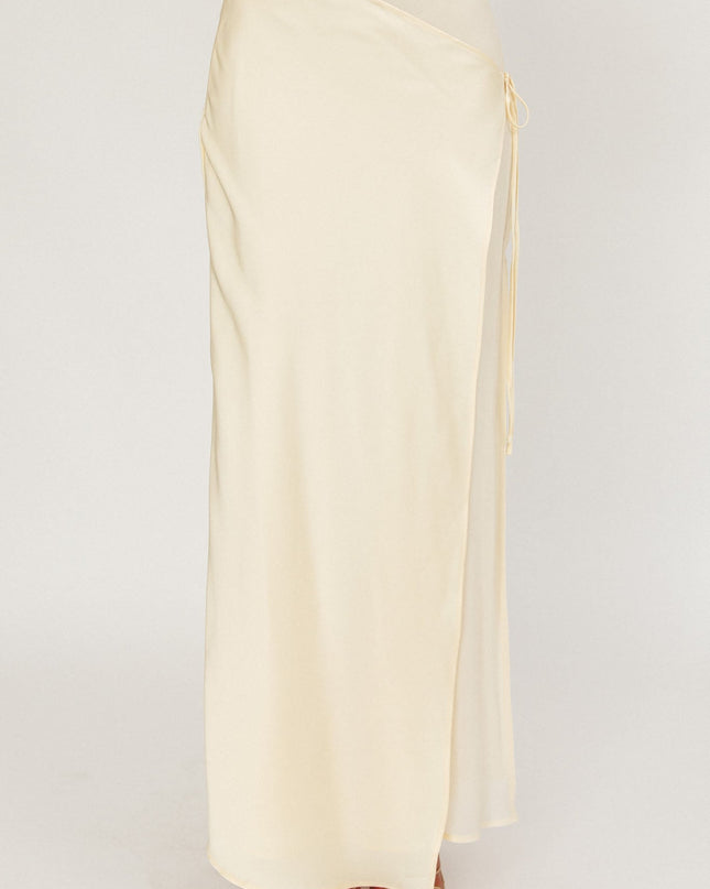 Butter Wrap Front Maxi Skirt
