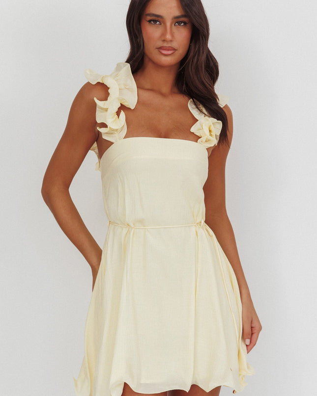 Butter Edge Strap Mini Dress