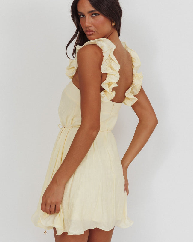Butter Edge Strap Mini Dress