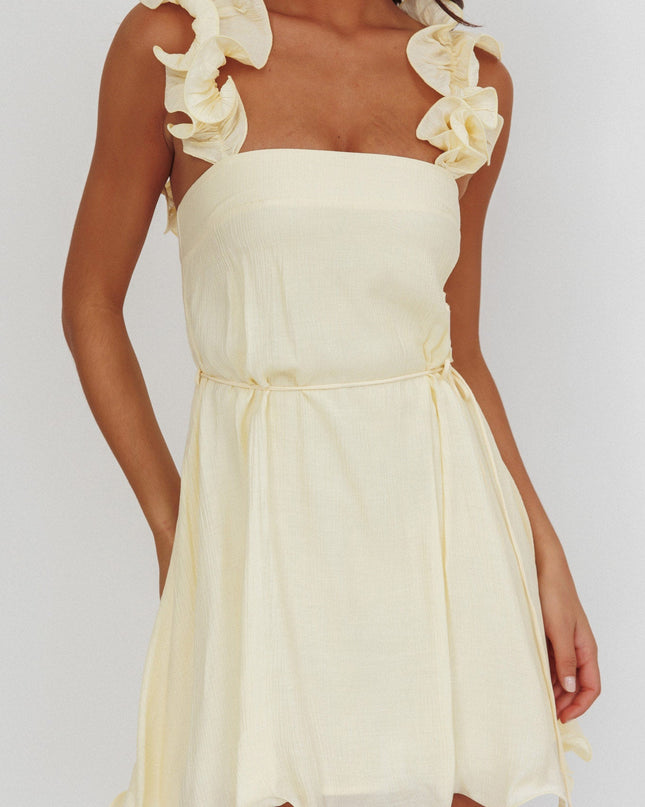 Butter Edge Strap Mini Dress