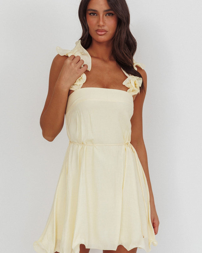 Butter Edge Strap Mini Dress