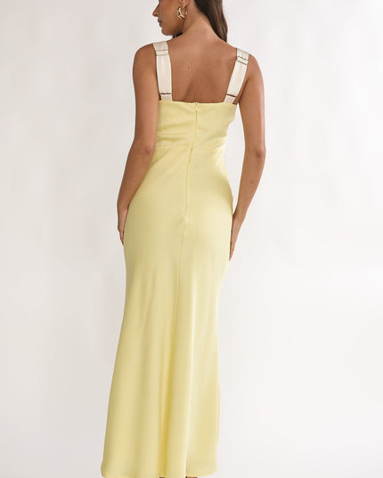 Butter Bow Bust Maxi Dress