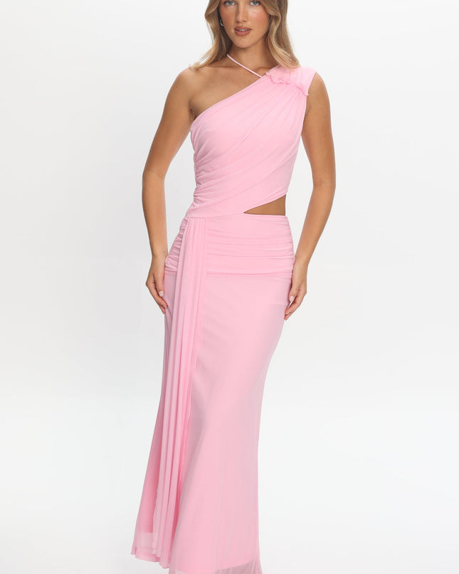 Out Loud Cut-Out Drape Maxi Dress Cheek