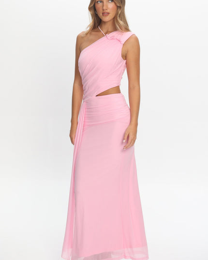 Out Loud Cut-Out Drape Maxi Dress Cheek