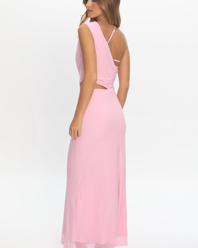 Out Loud Cut-Out Drape Maxi Dress Cheek