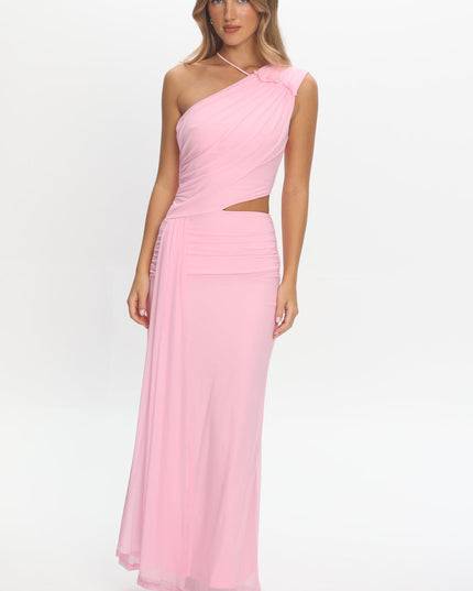 Out Loud Cut-Out Drape Maxi Dress Cheek