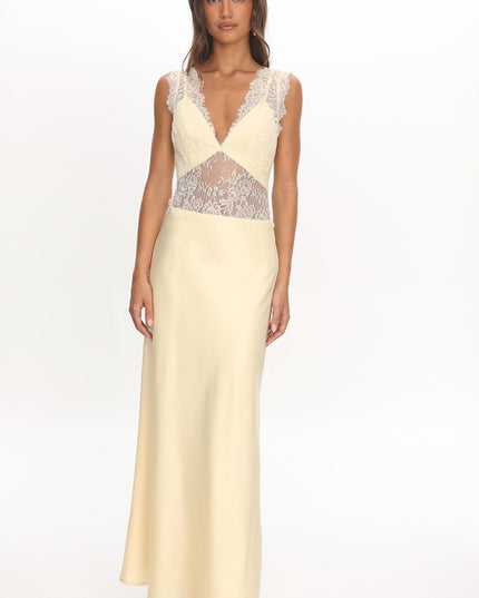 Butter Lace Bodice Maxi Dress