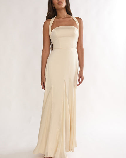 Butter Godet Hem Maxi Dress