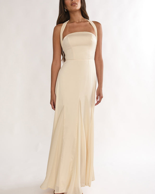 Butter Godet Hem Maxi Dress