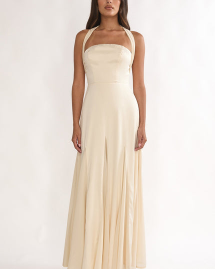 Butter Godet Hem Maxi Dress