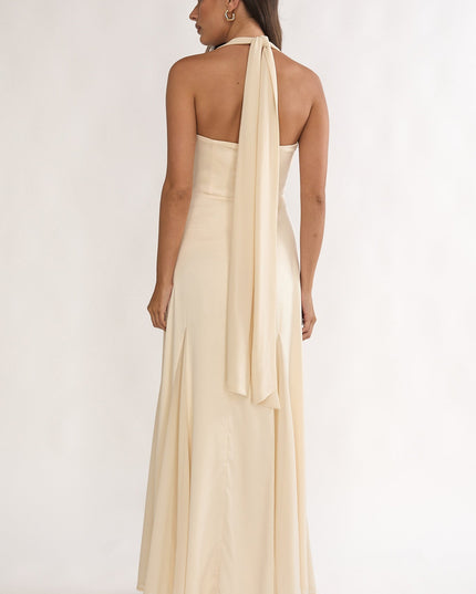 Butter Godet Hem Maxi Dress