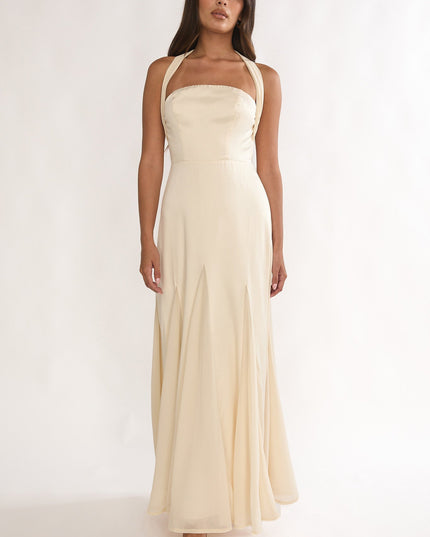 Butter Godet Hem Maxi Dress
