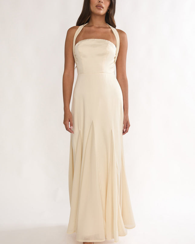 Butter Godet Hem Maxi Dress