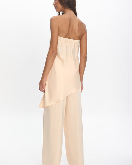 Vanilla Elastic Waist Pants