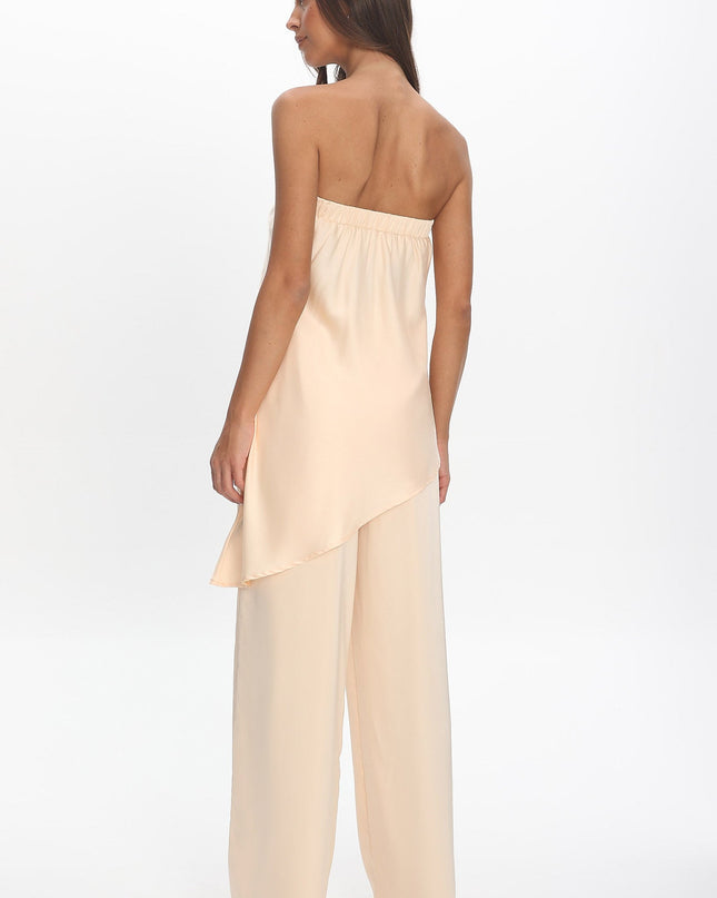 Vanilla Elastic Waist Pants