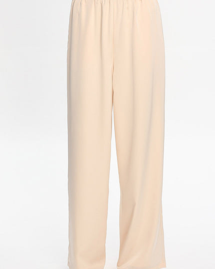 Vanilla Elastic Waist Pants