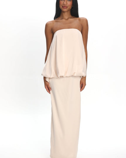Oyster Balloon Top Maxi Dress