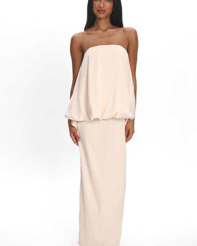 Oyster Balloon Top Maxi Dress