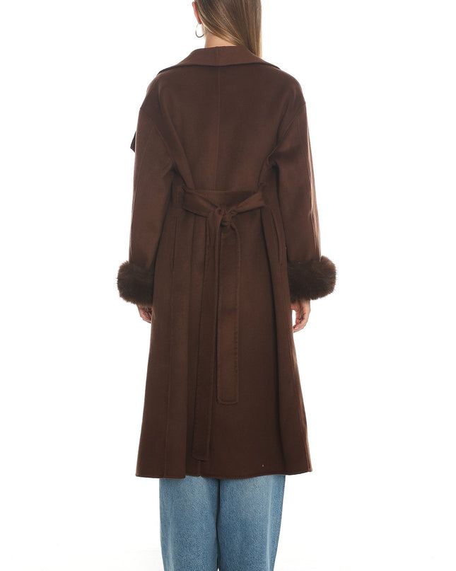 Chocolate Faux Fur Coat