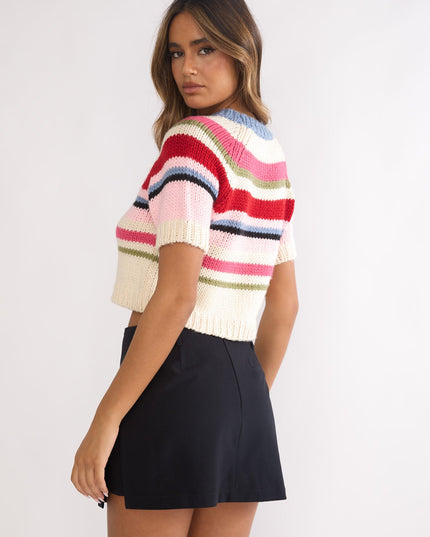 Navy Side Quest Pocket Mini Skort