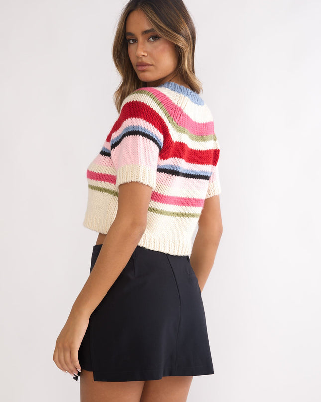 Navy Side Quest Pocket Mini Skort