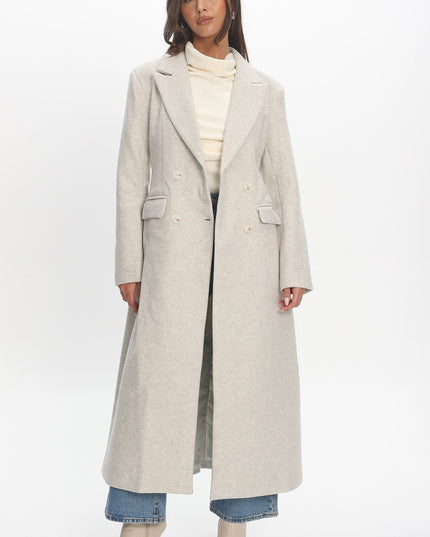 Oat Longline Trench Coat