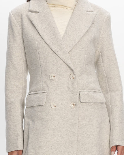 Oat Longline Trench Coat