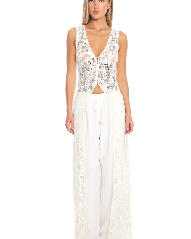 Off White Xarraca Maxi Top
