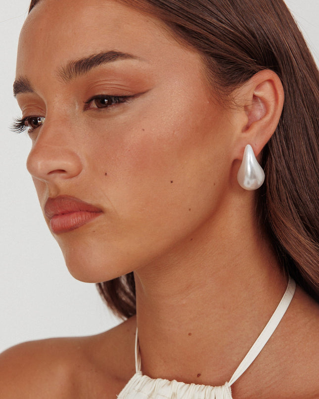 Pearl Rainy Teardrop Earrings