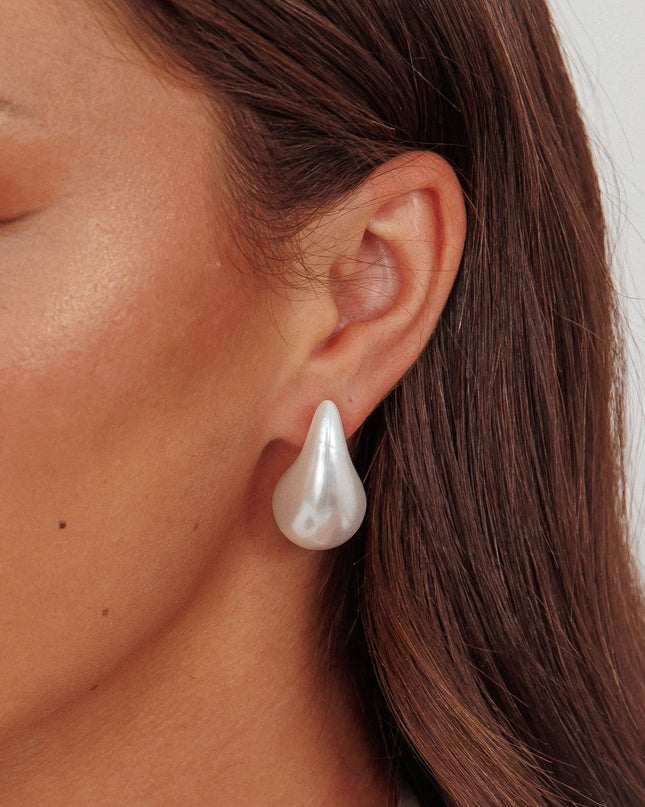 Pearl Rainy Teardrop Earrings