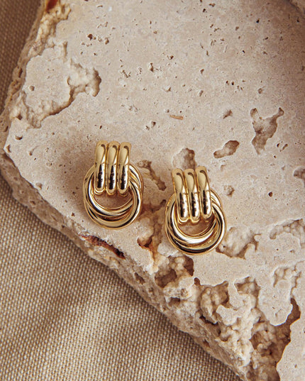 Gold Shiloh Loop Earrings