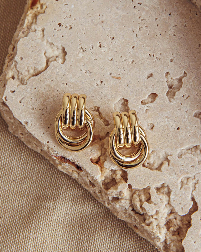 Gold Shiloh Loop Earrings