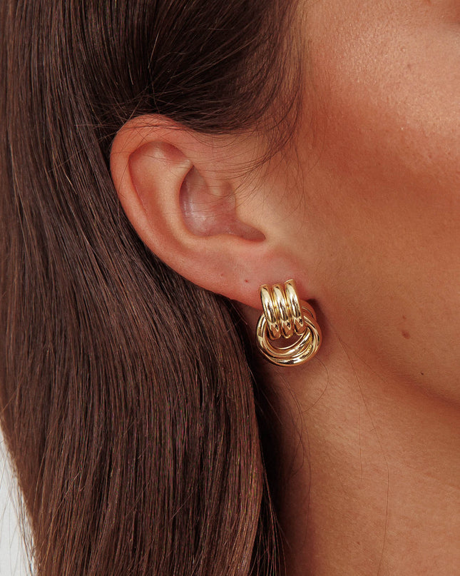Gold Shiloh Loop Earrings