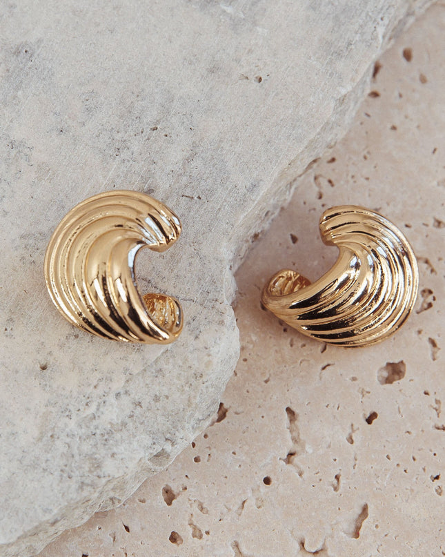 Gold Magic Swirl Earrings