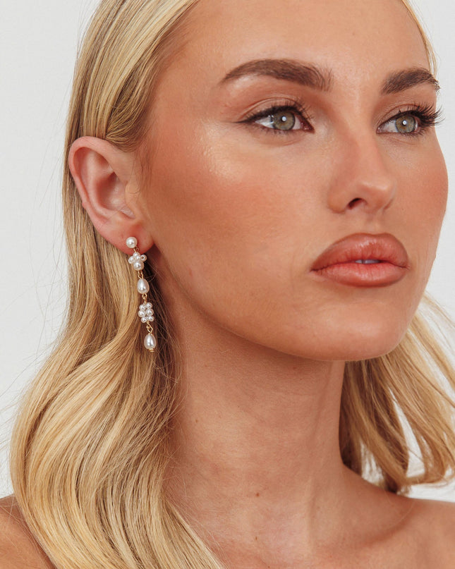 Pearl Simone Dangle Earrings